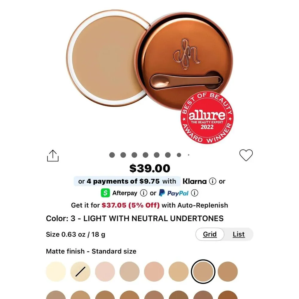 NEW Danessa Myricks Beauty Yummy Skin Blurring Balm Powder for Face #3